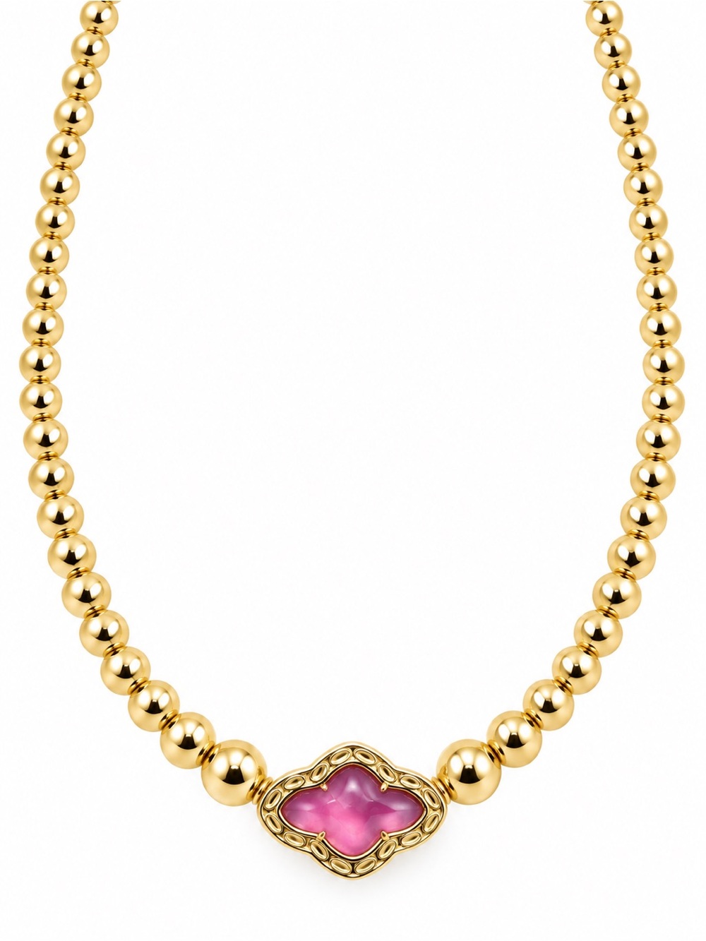 Kendra Scott ABBIE BEADED GOLD AZALEA ILLUSION NECKLACE KENDRA SCOTT